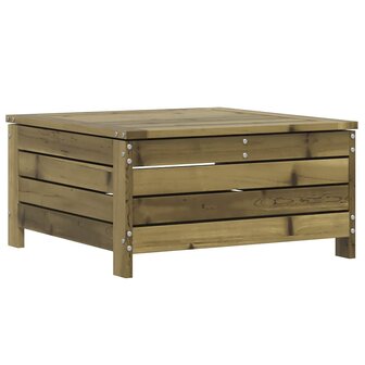 Tuinvoetenbank 62x63,5x32 cm ge&iuml;mpregneerd grenenhout 6