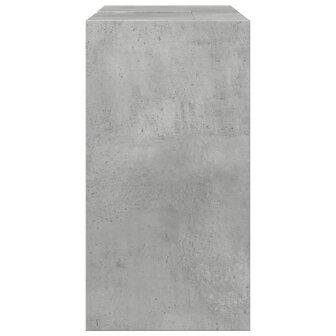 Wastafelkast 63x29x55 cm bewerkt hout betongrijs 6
