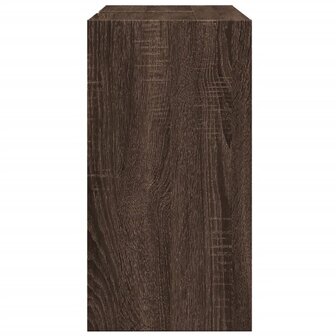 Wastafelkast 63x29x55 cm bewerkt hout bruin eikenkleurigig 6