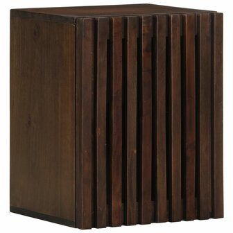 Badkamerwandkast 38x34x48 cm massief mangohout bruin 1