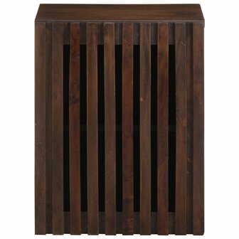Badkamerwandkast 38x34x48 cm massief mangohout bruin 3