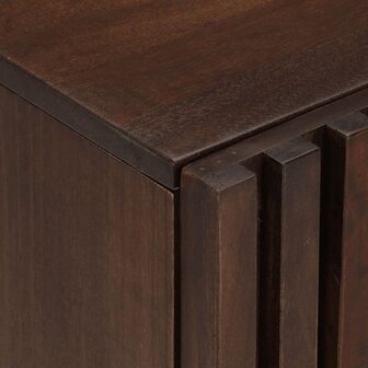 Badkamerwandkast 38x34x48 cm massief mangohout bruin 7