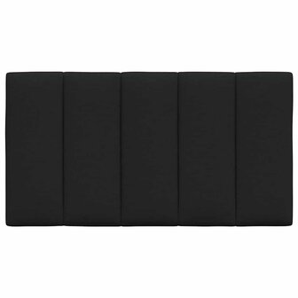 Hoofdbordkussen &quot;Hanko&quot; 80 cm stof zwart 4