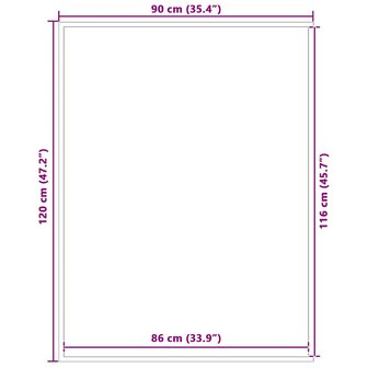 Deurmat 90x120 cm gestreept zwart en grijs 7