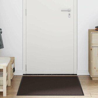 Deurmat 90x120 cm bruin 2