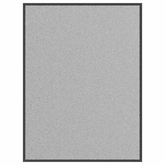 Deurmat 90x120 cm grijs 1