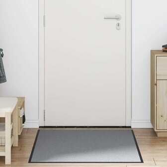 Deurmat 90x120 cm grijs 2