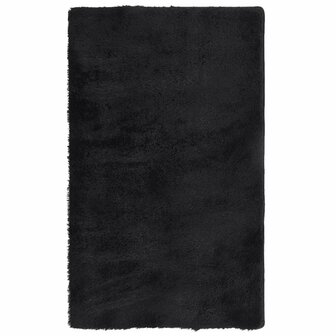 Hoogpolig vloerkleed NAVARRA 60x100 cm polyester zwart 2