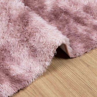 Hoogpolig vloerkleed NAVARRA 60x100 cm polyester stoffig roze 5