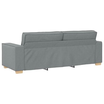 3-zitsbank Lichtgrijs 180 cm Stof 6
