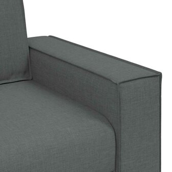 3-zitsbank Donkergrijs 180 cm Stof 7