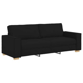 3-zitsbank Zwart 180 cm Stof 2