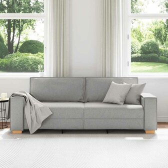 3-zitsbank Wolk Grijs 180 cm Stof 3