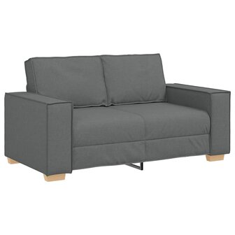 2-zitsbank Donkergrijs 120 cm Stof 2