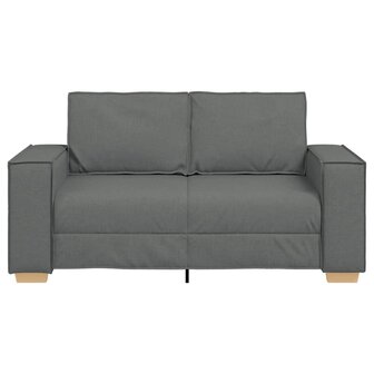 2-zitsbank Donkergrijs 120 cm Stof 4
