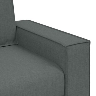 2-zitsbank Donkergrijs 120 cm Stof 7