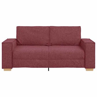 2-zitsbank Wijnrood 140 cm Stof 4