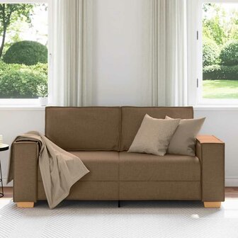 2-zitsbank Bruin 140 cm Stof 3