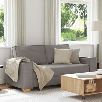 2-zitsbank Taupe 140 cm Stof 1