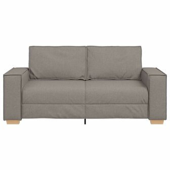 2-zitsbank Taupe 140 cm Stof 4