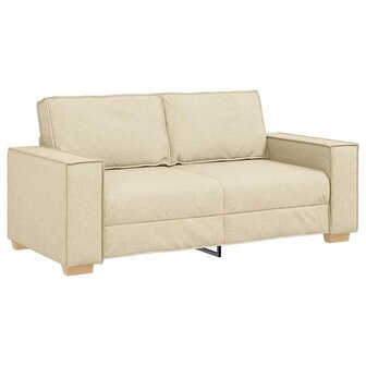 2-zitsbank Cr&egrave;me 140 cm Stof 2