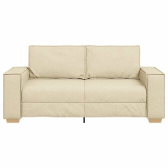 2-zitsbank Cr&egrave;me 140 cm Stof 4