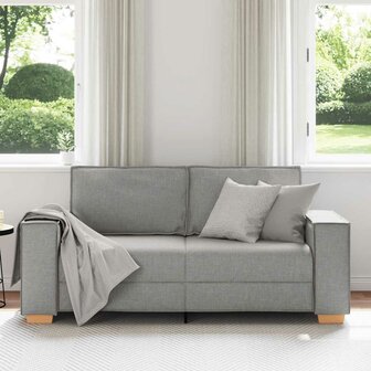 2-zitsbank Wolk Grijs 140 cm Stof 3