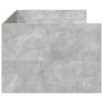 Slaapbank met lades zonder matras 90x190 cm betongrijs 5