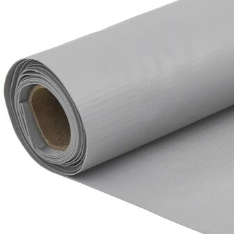Balkonscherm 600x120 cm PVC grijs 5