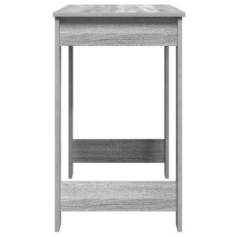 Bureau 100x45x75 cm bewerkt hout grijs sonoma eikenkleurig 6