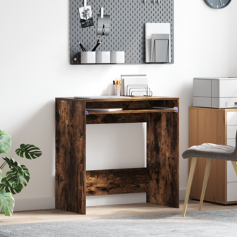 Computerbureau Gerookt eiken Spaanplaat Compact Eenvoudig 1