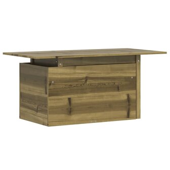 Tuintafel 100x50x75 cm ge&iuml;mpregneerd grenenhout 7