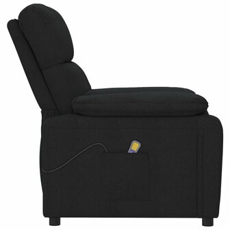 Massagestoel stof zwart 4
