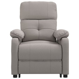 Massagestoel elektrisch stof taupe 4