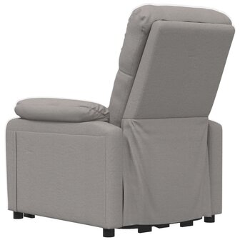 Massagestoel elektrisch stof taupe 6