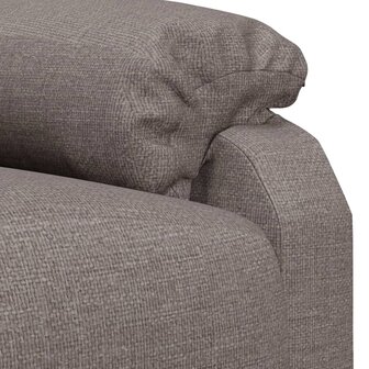 Massagestoel elektrisch stof taupe 9