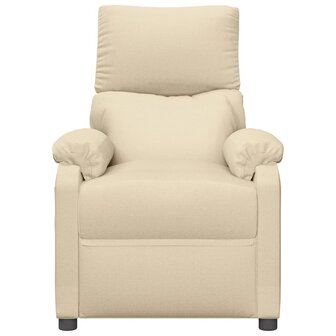 Massagestoel stof cr&egrave;mekleurig 3