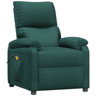 Massagestoel stof donkergroen 2