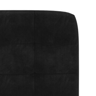 Eetkamerstoelen 2 st fluweel zwart 7