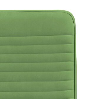 Eetkamerstoelen 2 st fluweel lichtgroen 7
