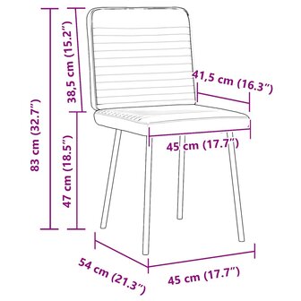 Eetkamerstoelen 2 st fluweel wijnrood 9