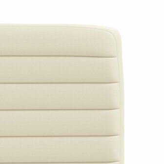 Eetkamerstoelen 2 st kunstleer cr&egrave;mekleurig 7