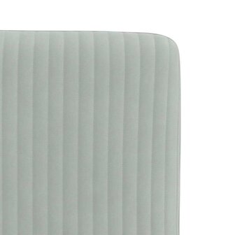 Eetkamerstoelen 2 st fluweel lichtgrijs 7