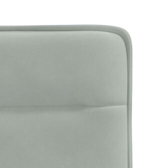 Eetkamerstoelen 2 st fluweel lichtgrijs 7