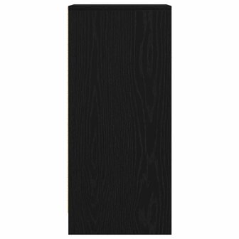 Dressoir 29,5x34x76 cm spaanplaat zwart eikenkleurig 7
