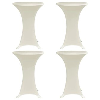 Statafelhoes 4 st stretch &Oslash;70 cm cr&egrave;me 1