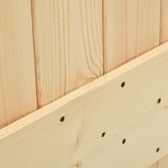 Schuifdeur met beslag 70x210 cm massief grenenhout 7