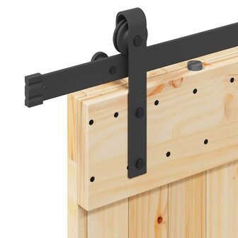 Schuifdeur met beslag 70x210 cm massief grenenhout 5
