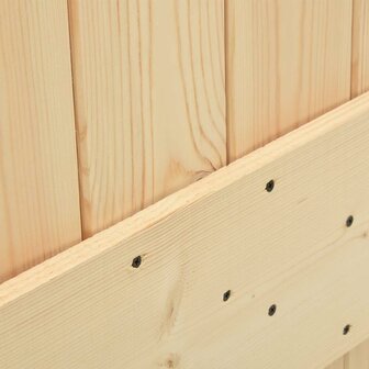 Schuifdeur met beslag 70x210 cm massief grenenhout 7