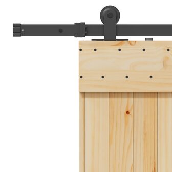 Schuifdeur met beslag 70x210 cm massief grenenhout 6